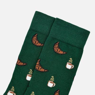 Men's Coffee & Croissant Socks