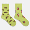 Hot Dog and Cup Socks