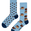 Men's Coffee Beans & Pot Mismatched Socks