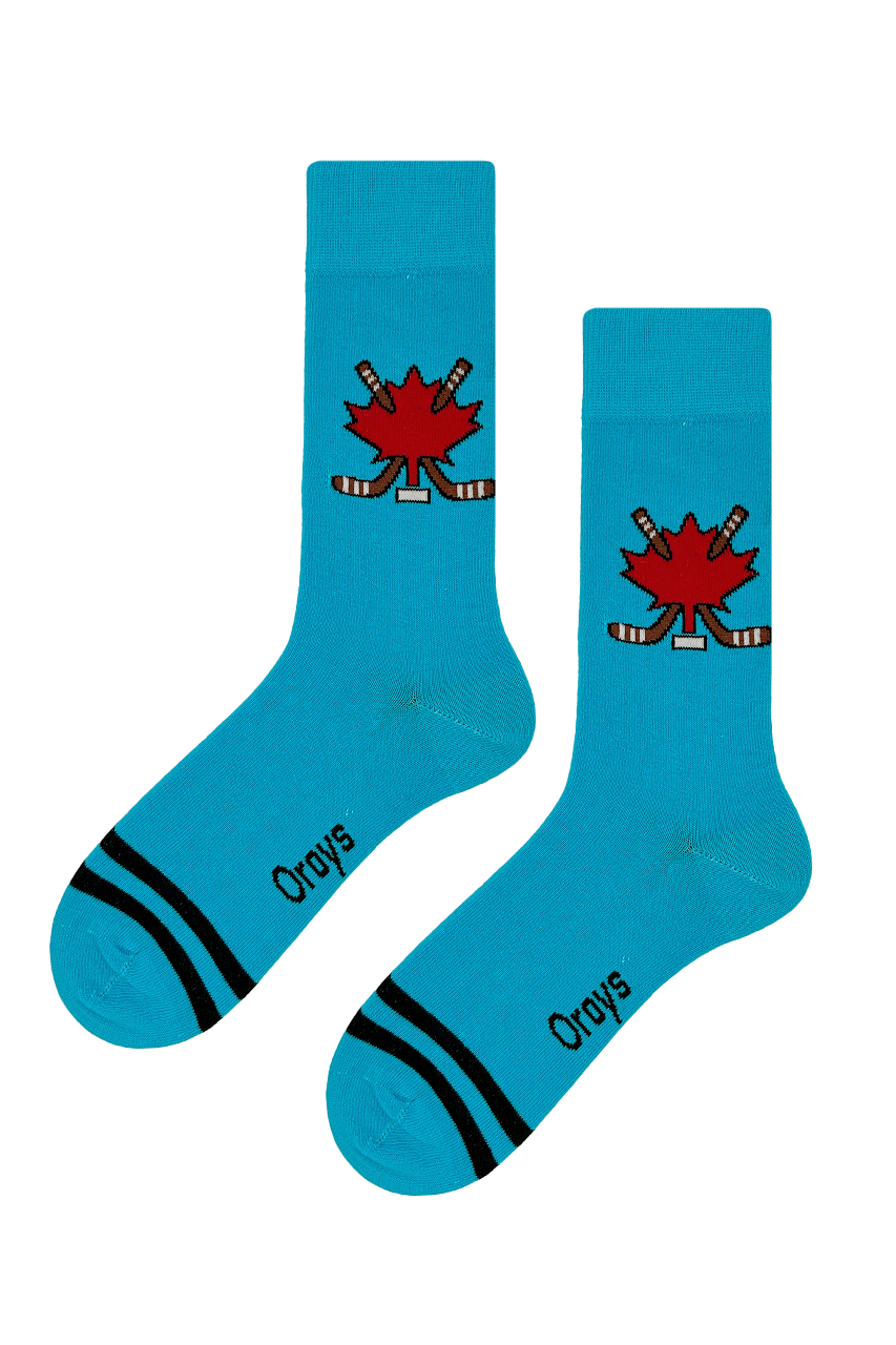 Men's Maple Leaf & Hockey Socks