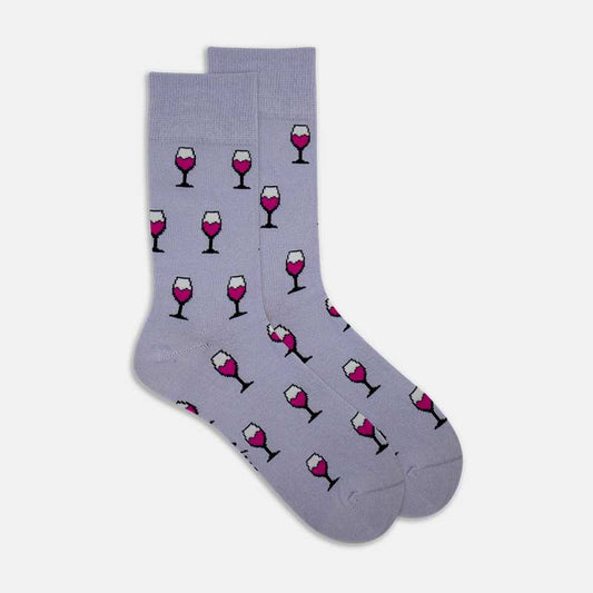 Men's Cocktail Glass Socks