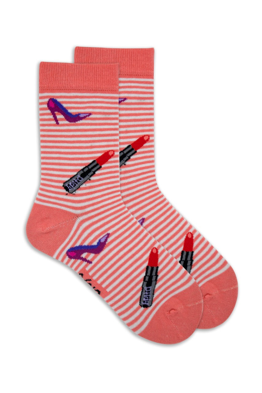 Lipstick & Women Shoes Socks