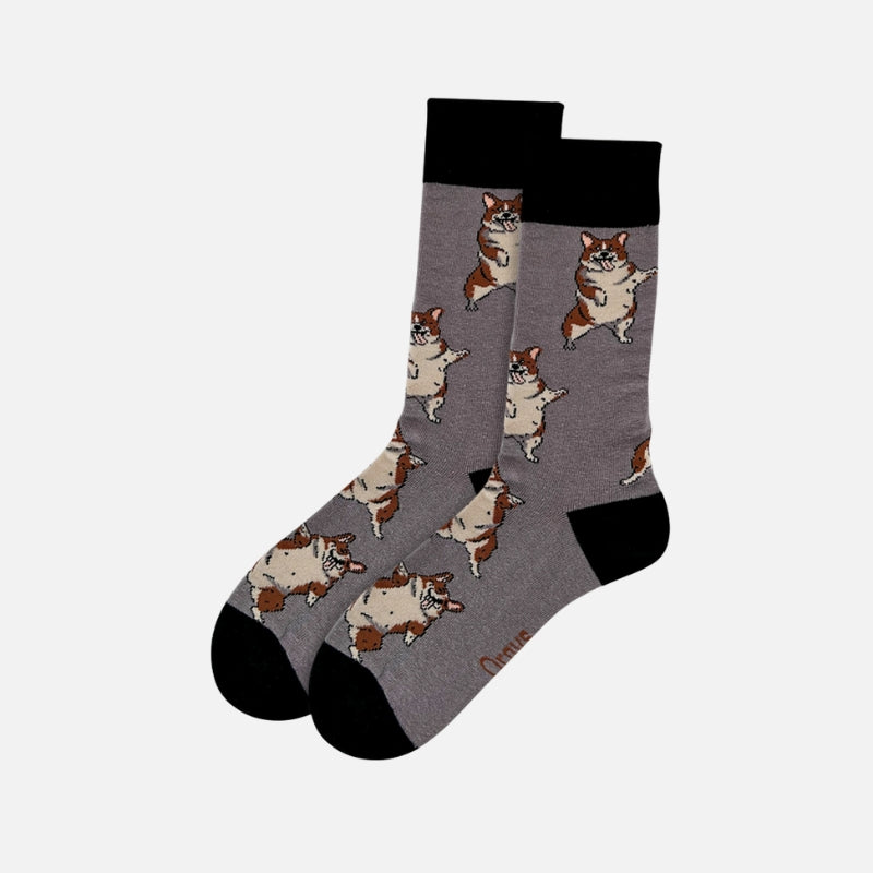 Men's Dancing Corgi Socks