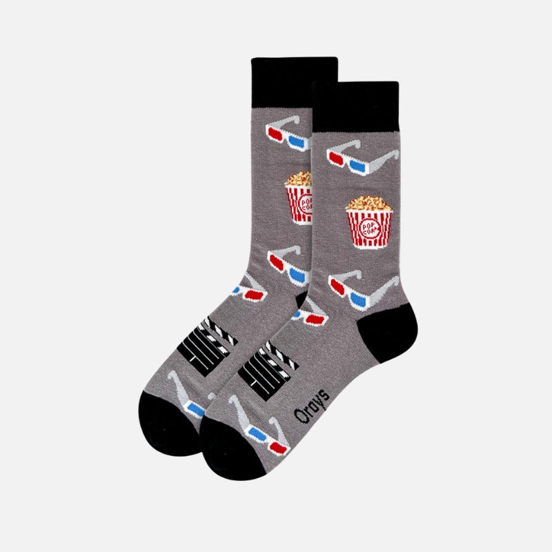 Popcorn & Movie Socks