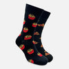 Men's Pizza Slice & Fries Mismatched Socks