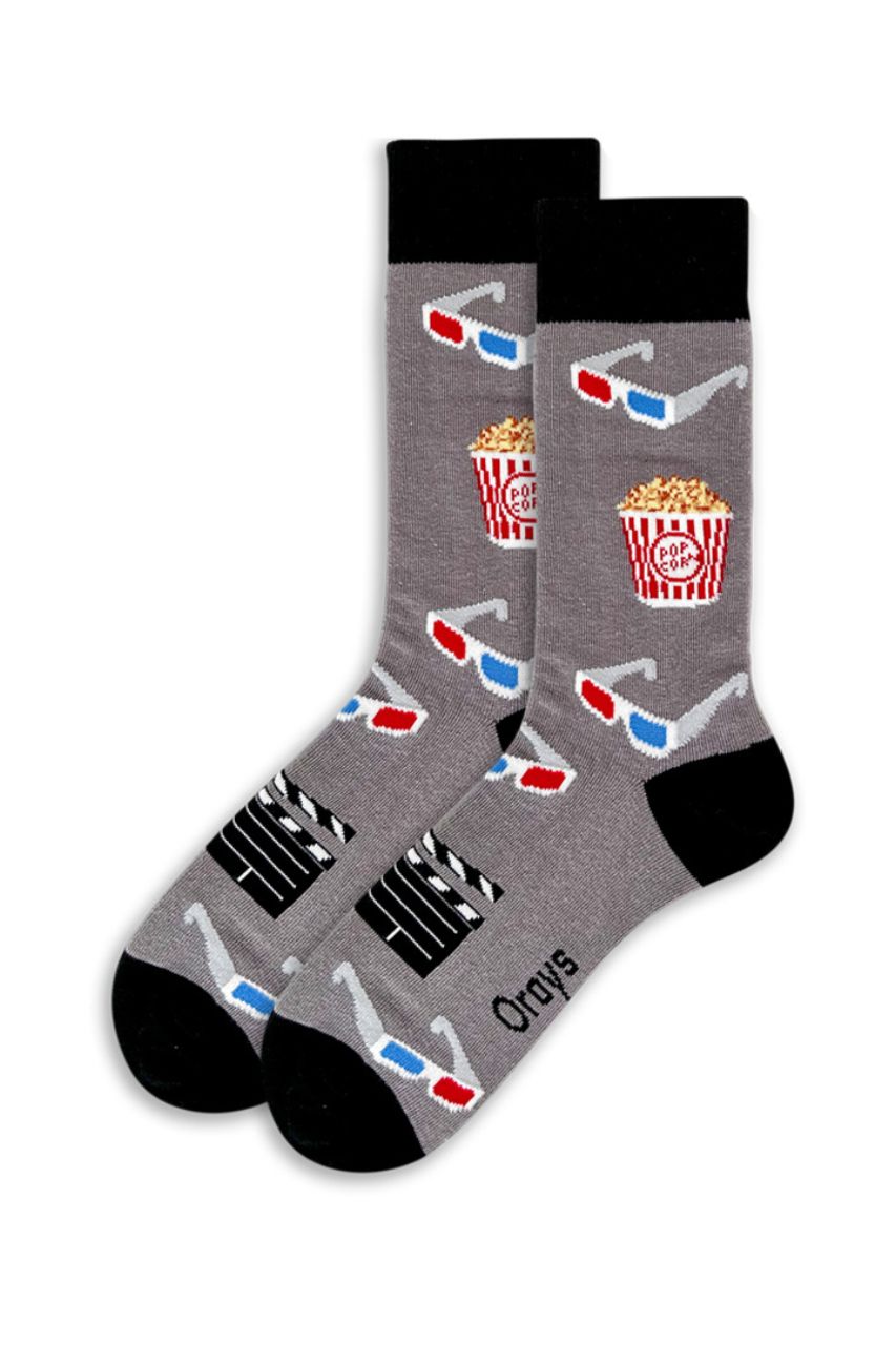 Popcorn & Movie Socks